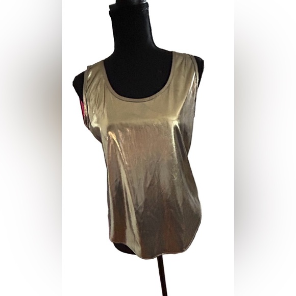 🌟VTG! BENTLEY! GOLD LAME TOP!!🌟 RARE!!!! ULTRA COOL VTG 70S-80S! DISCO!!⭐️ - Picture 16 of 16